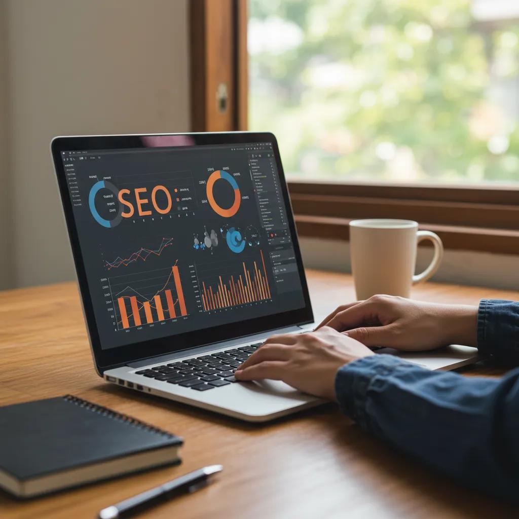 Digital Marketing Professional in Baton Rouge looking at SEO data