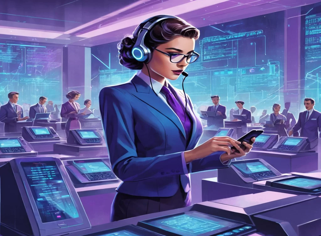 virtual ai phone receptionist image