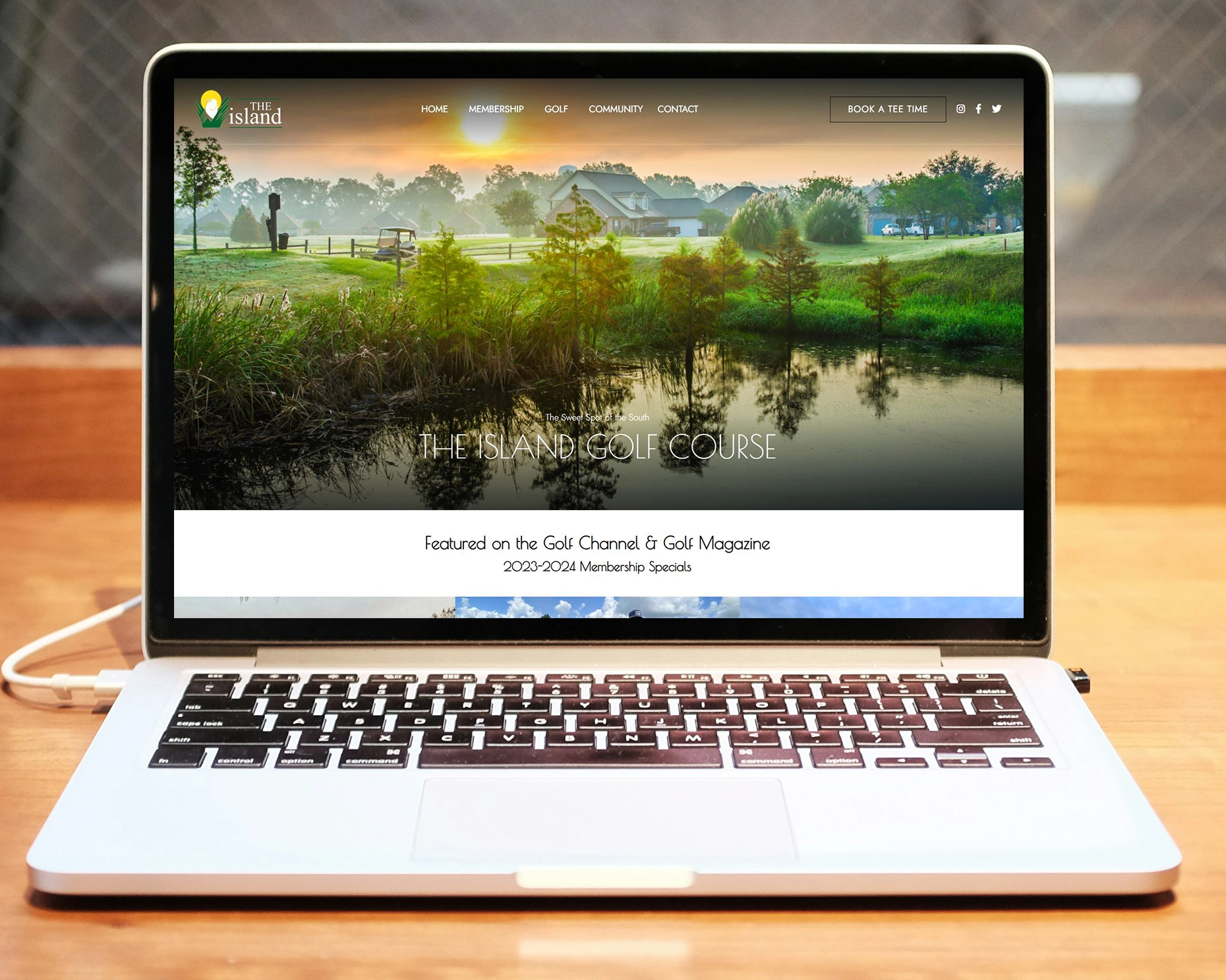 Baton Rouge Web Design for Golf Course
